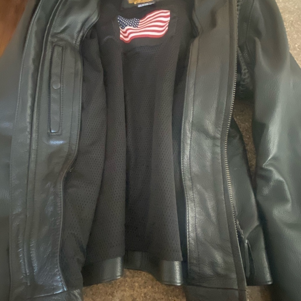 Vintage Authentic Harley Davidson Willie G Leather Jacket/Vest NWOT​​​​​​​​​​ - Picture 3 of 15